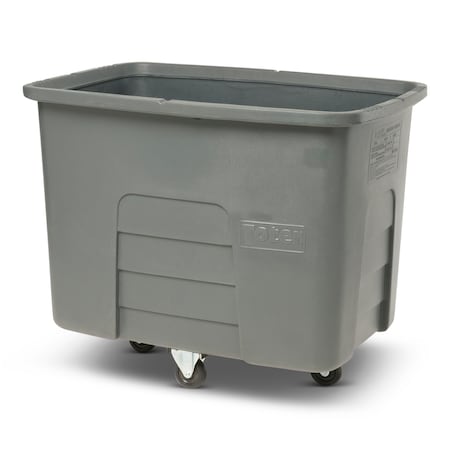 Toter 16 Cubic Ft. 500 lbs. Capacity Heavy Duty Manual Cube Truck Gray MMC16